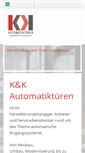 Mobile Screenshot of kuk-automatiktueren.com